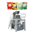 Máquina empacadora rotativa automática de bolsas de gránulos para frijoles y nueces